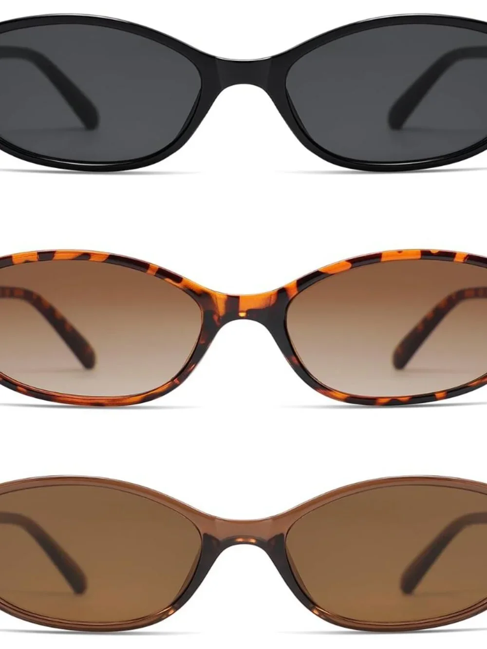 Chic Retro Oval Cat Eye Sunglasses for Women - Y2K Trend with 99% UV Protection